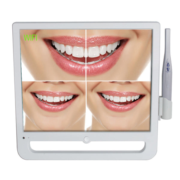Monitor Dental Avanzado de 17" con Cámara Intraoral HD y Conexión WiFi
